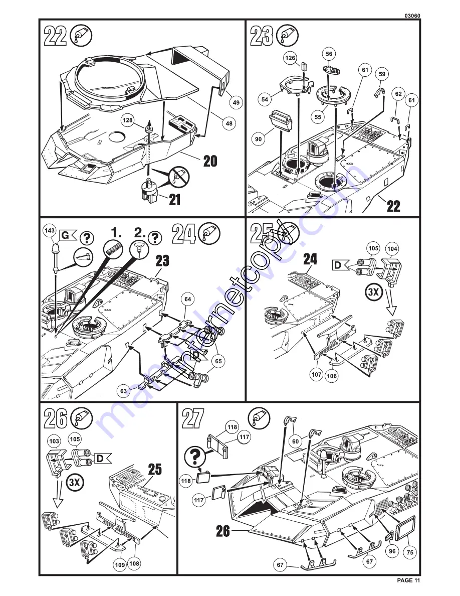 REVELL Leopard 2 A6 Скачать руководство пользователя страница 11