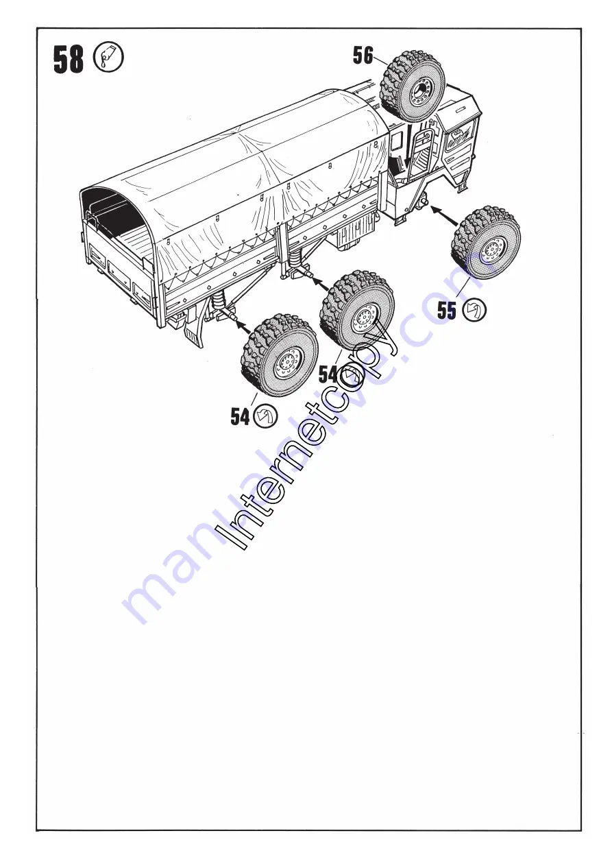 REVELL MAN 7t Mil gl 6x6 truck Скачать руководство пользователя страница 17