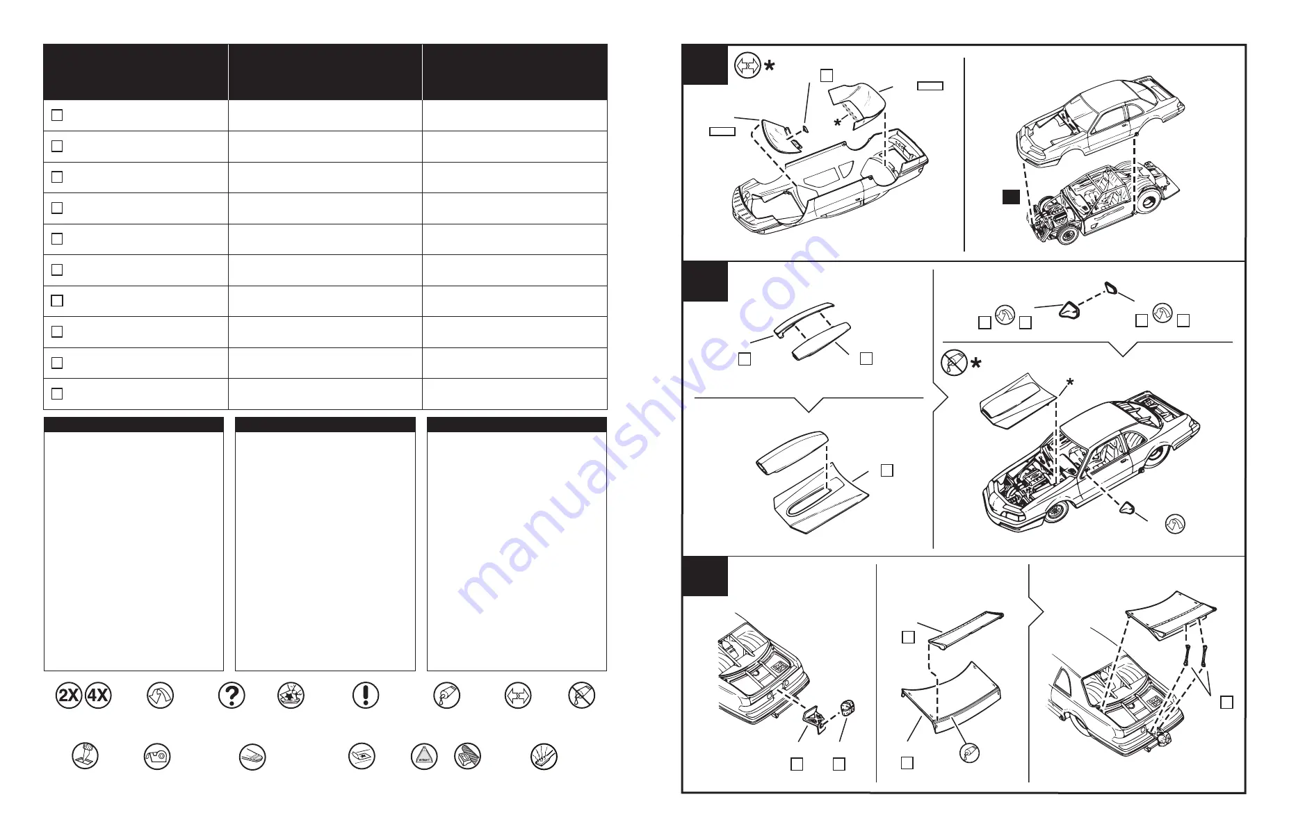 REVELL MATT & DEBBIE HAY'S PRO-STREET THUNDERBIRD Manual Download Page 11