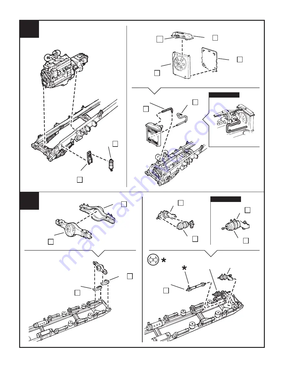 REVELL Peterbilt 359 Conventional Tractor Скачать руководство пользователя страница 12