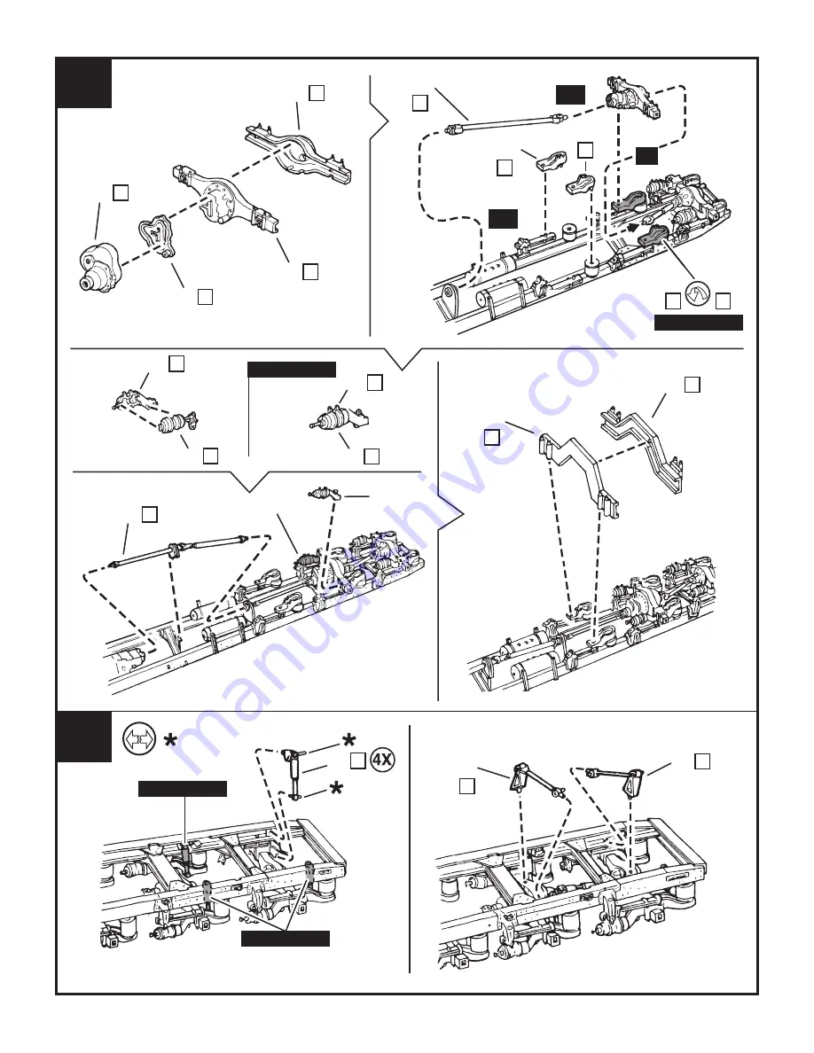 REVELL Peterbilt 359 Conventional Tractor Скачать руководство пользователя страница 13