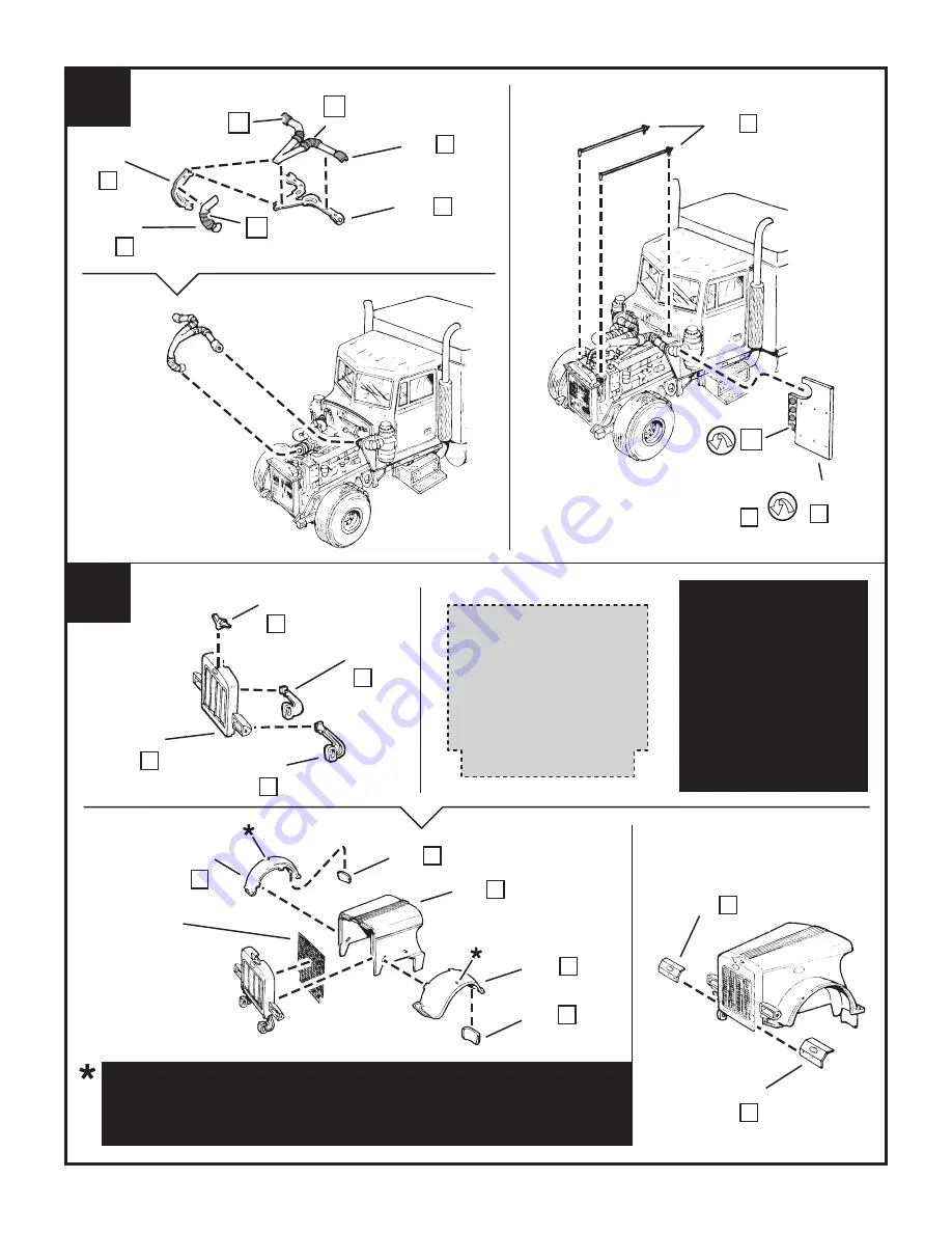 REVELL Peterbilt 359 Conventional Tractor Скачать руководство пользователя страница 20