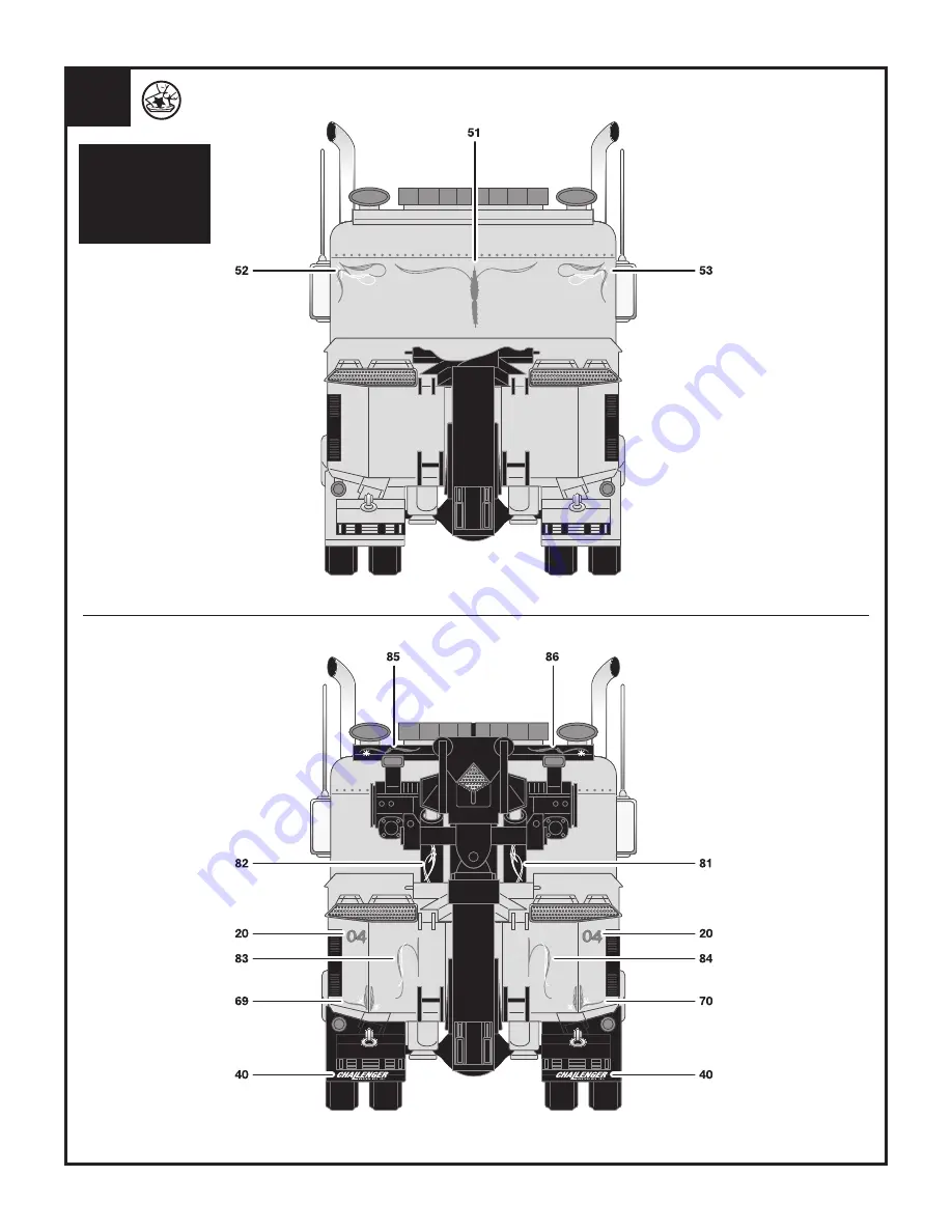 REVELL Peterbilt 359 Conventional Tractor Скачать руководство пользователя страница 38