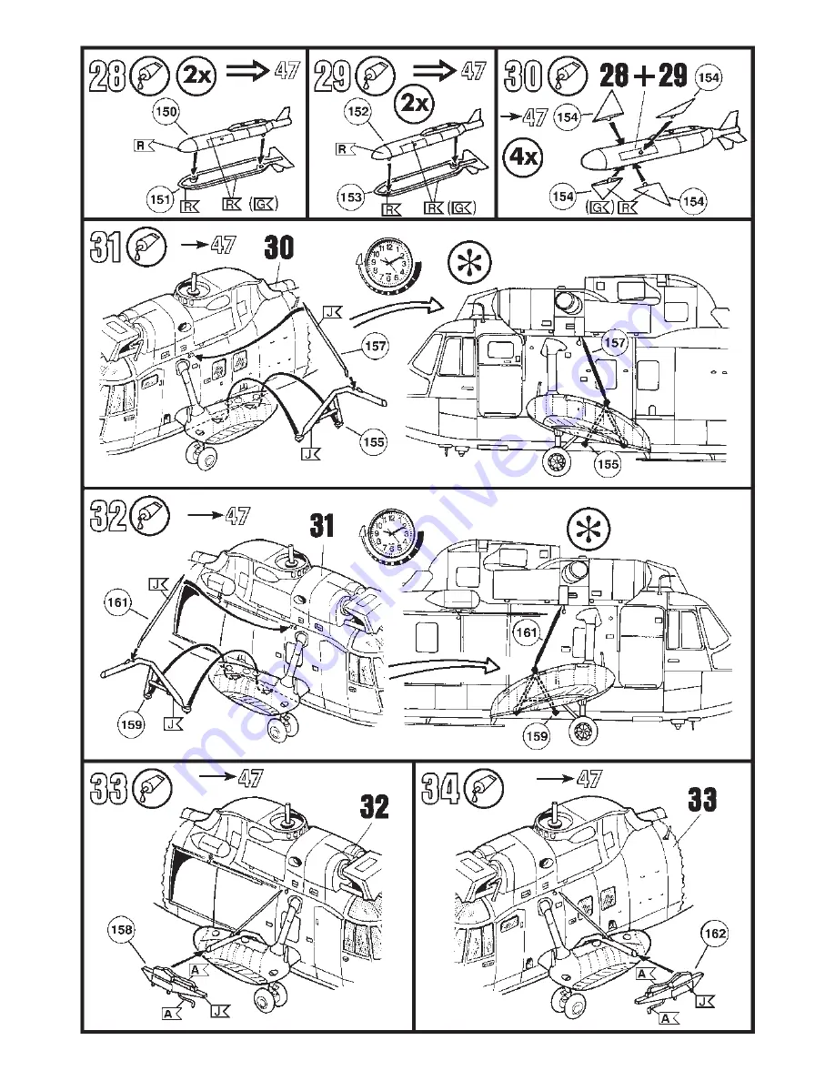 REVELL Sea King Mk. 41 45 years SAR Assembly Manual Download Page 11