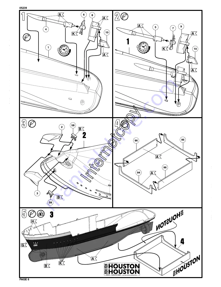 REVELL Smit Houston Assembly Manual Download Page 6