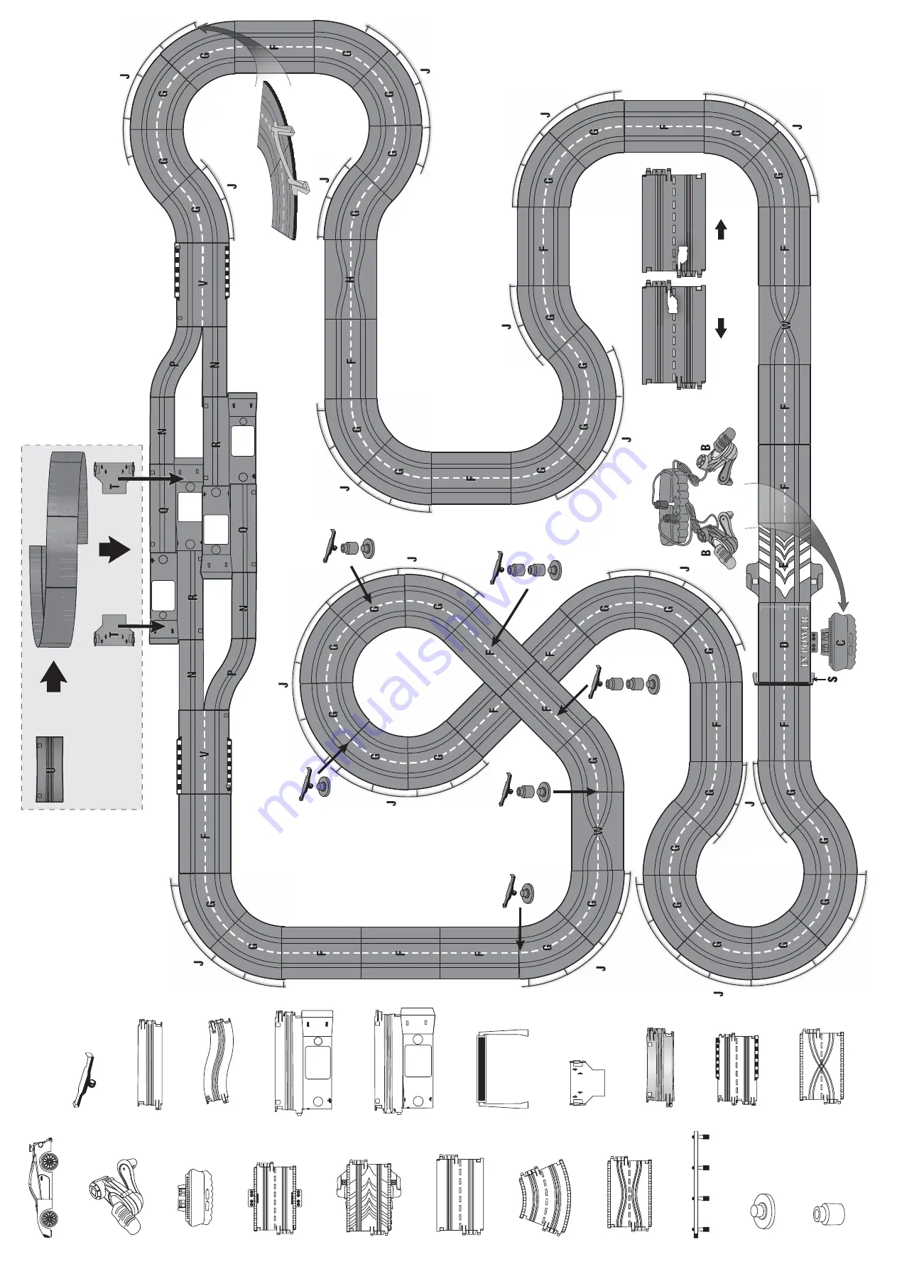 REVELL SPIN DRIVE TrackStar Challenge Manual Download Page 2