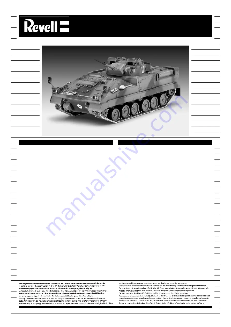 REVELL Warrior MCV Manual Download Page 1