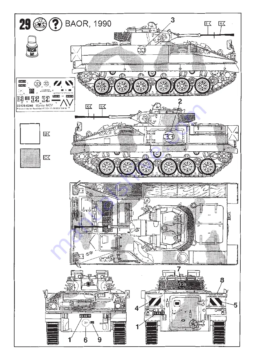 REVELL Warrior MCV Скачать руководство пользователя страница 11