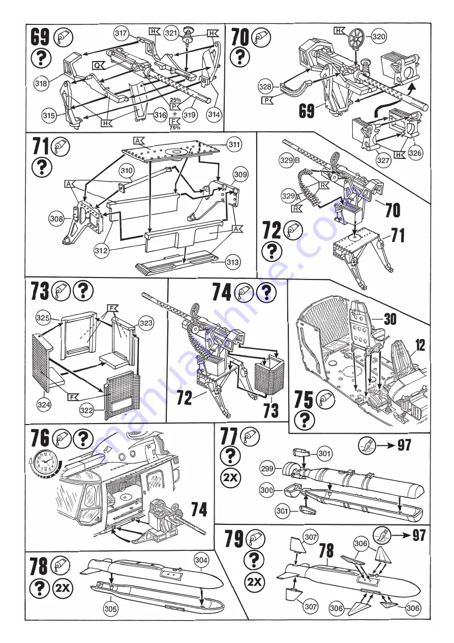 REVELL Westland SEA LYNX Mk.88A Assembly Manual Download Page 13