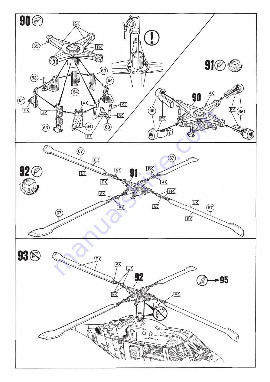 REVELL Westland SEA LYNX Mk.88A Assembly Manual Download Page 15