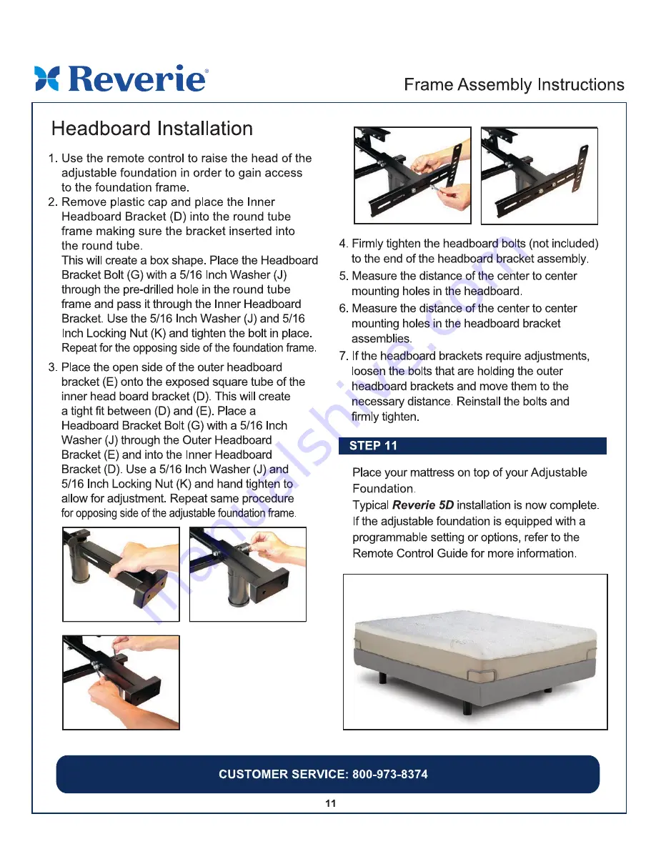 Reverie 5D Owner'S Manual And Reference Manual Download Page 11