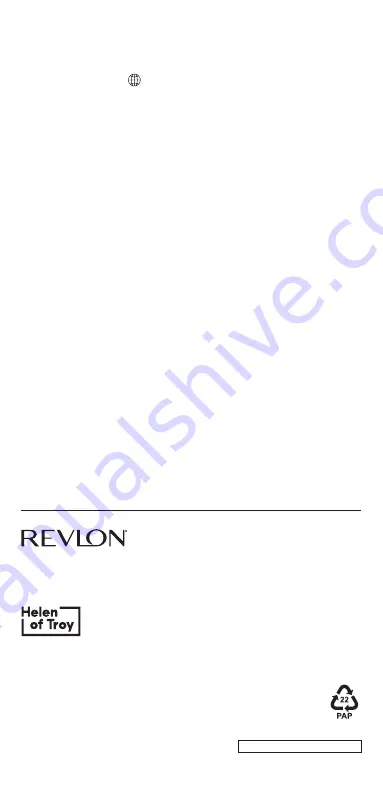 REVLON 0761318452799 Скачать руководство пользователя страница 31