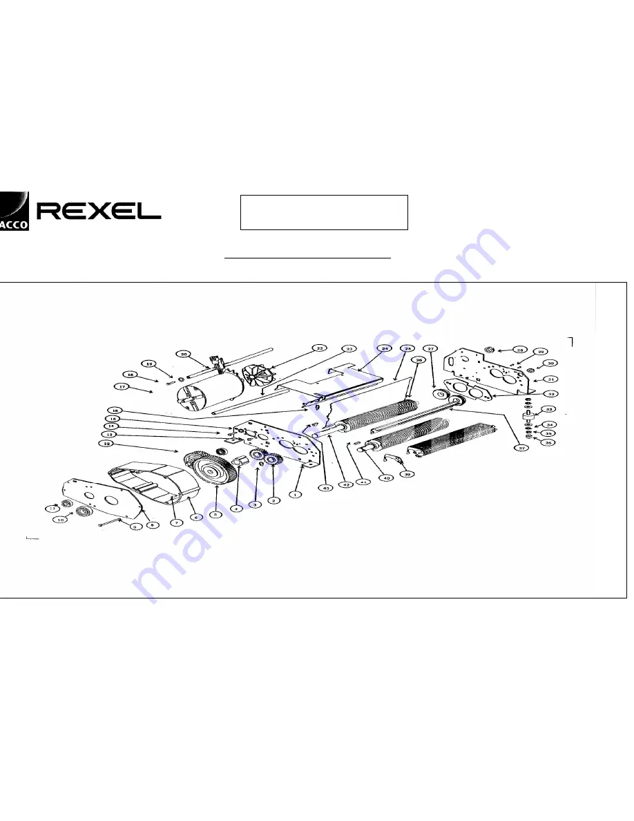 Rexel 1150 S2 Illustrated Parts Lists And Service Instructions Download Page 9