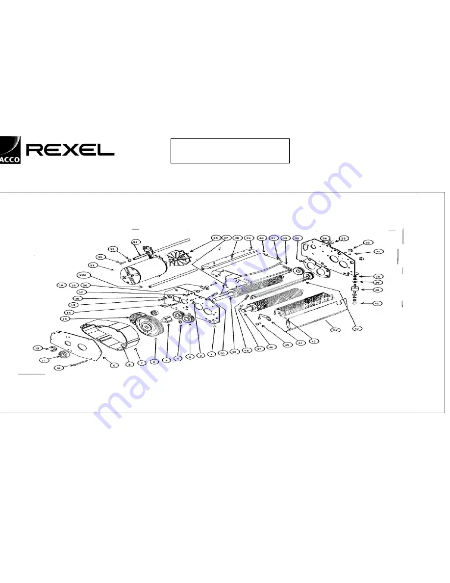 Rexel 1150 S2 Illustrated Parts Lists And Service Instructions Download Page 17