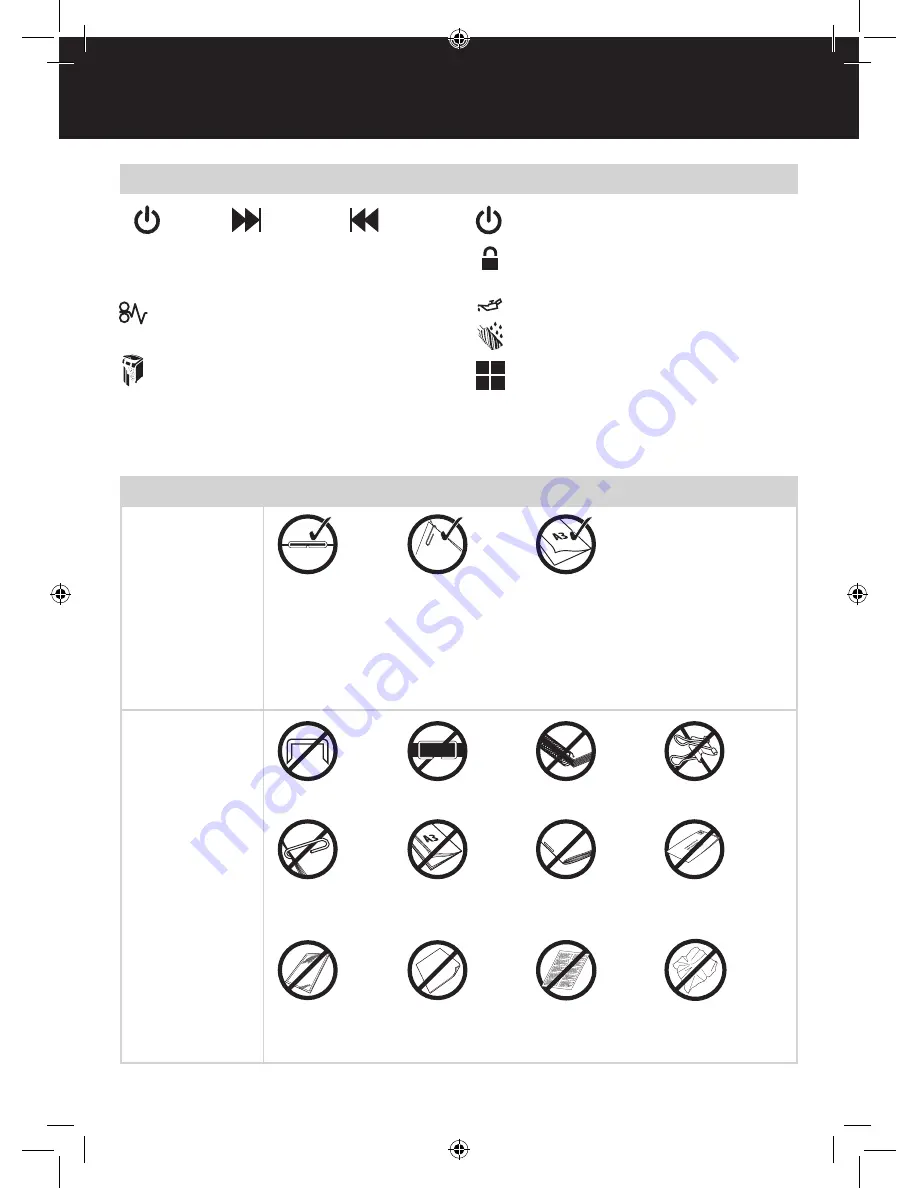 Rexel Auto+ 500X Скачать руководство пользователя страница 11