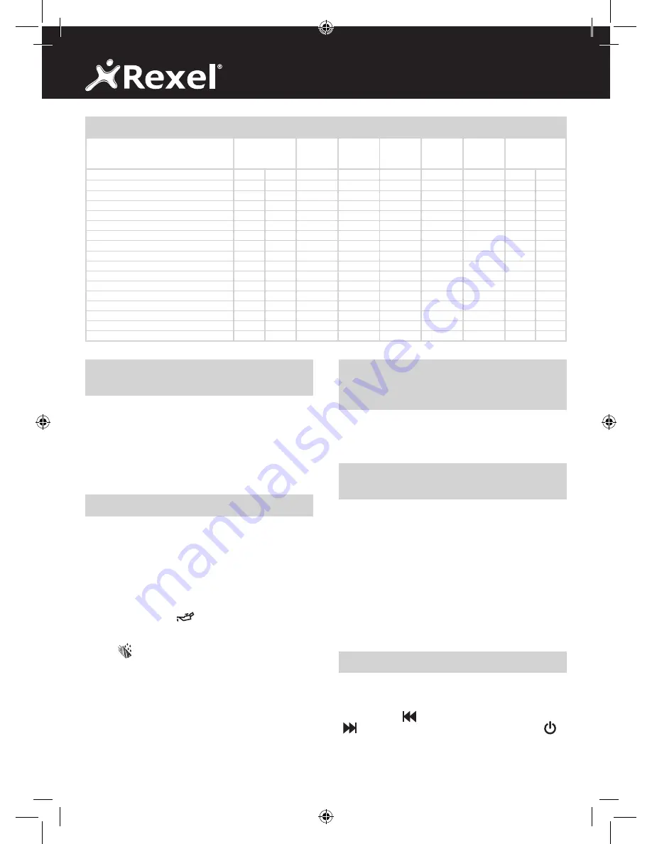 Rexel Auto+ 500X Instruction Manual Download Page 90