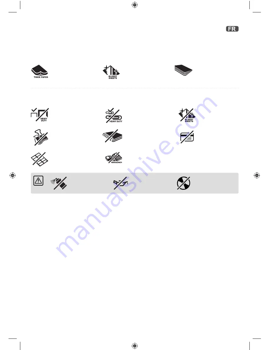 Rexel Momentum S206 Instruction Manual Download Page 9