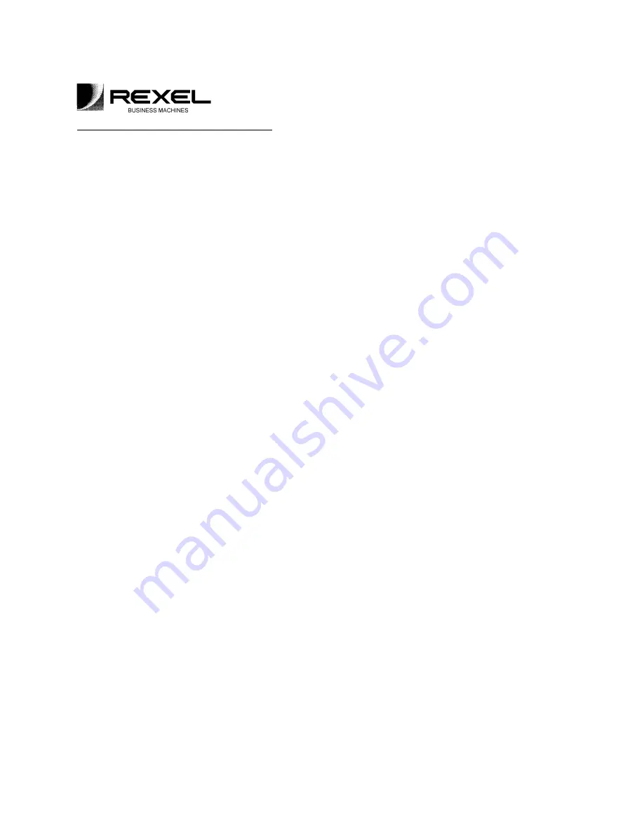 Rexel S16 Service And Parts Manual Download Page 37