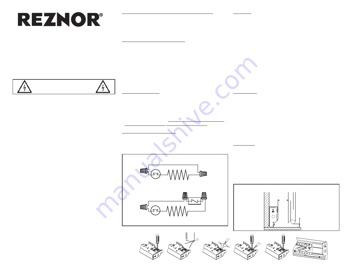 Reznor EBHB Instructions & Installation Download Page 1