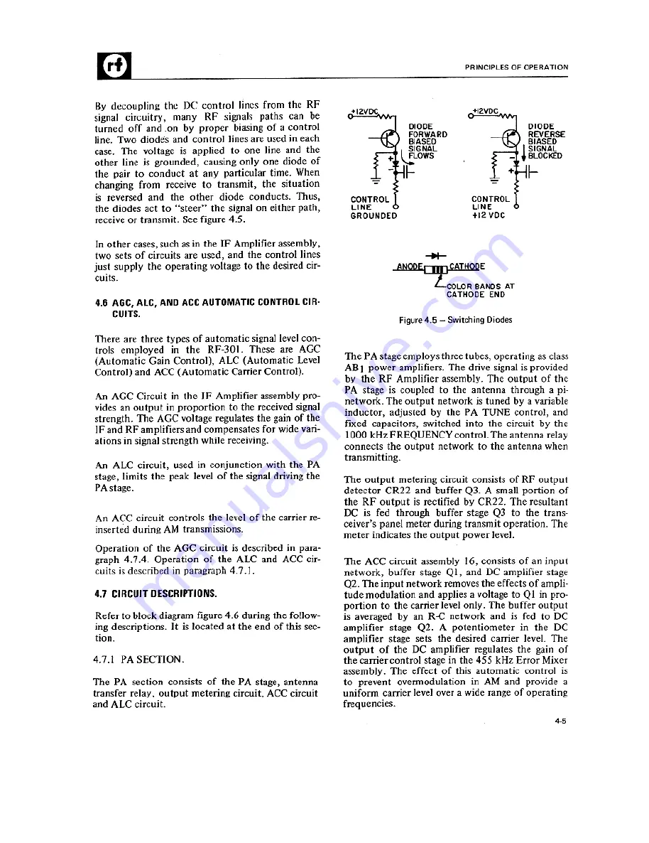 RF Communications RF-301A Скачать руководство пользователя страница 31