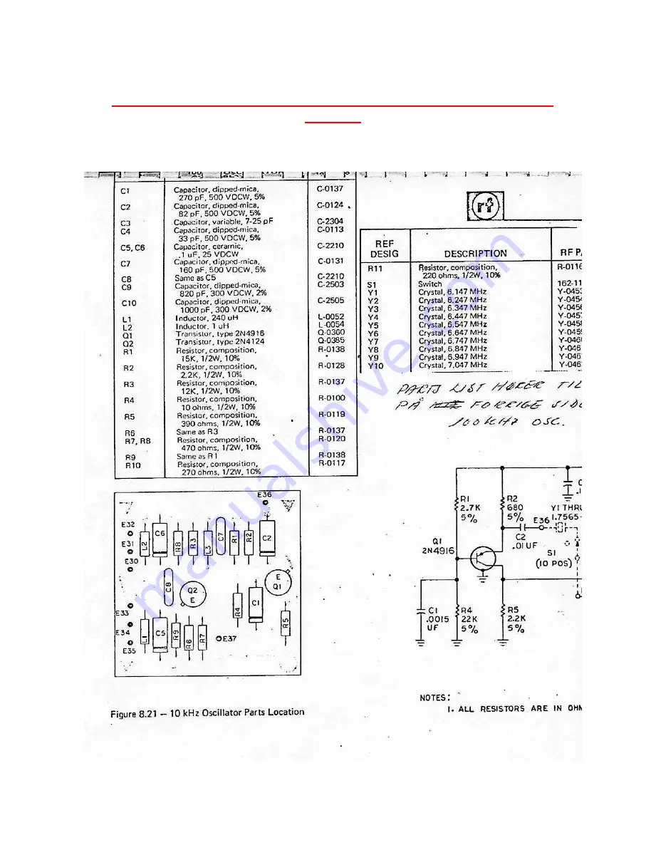 RF Communications RF-301A Instruction Manual Download Page 125