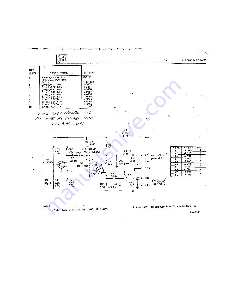 RF Communications RF-301A Instruction Manual Download Page 126