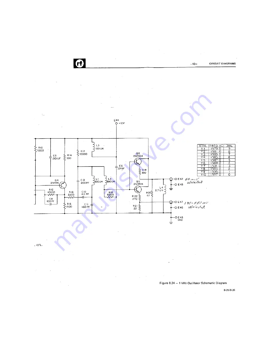 RF Communications RF-301A Instruction Manual Download Page 128