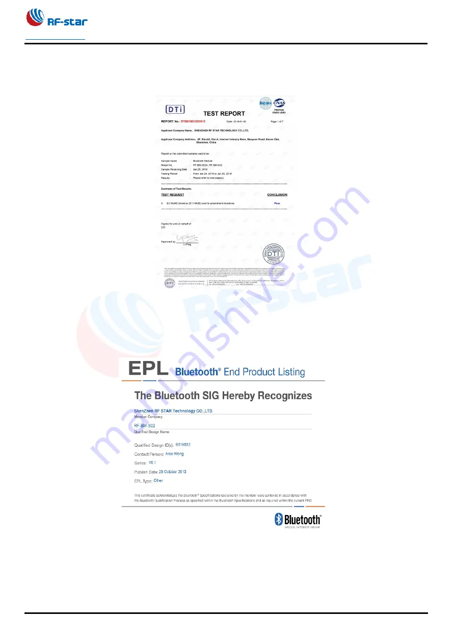 RF-Star RF-BM-S02 Instruction Manual Download Page 21