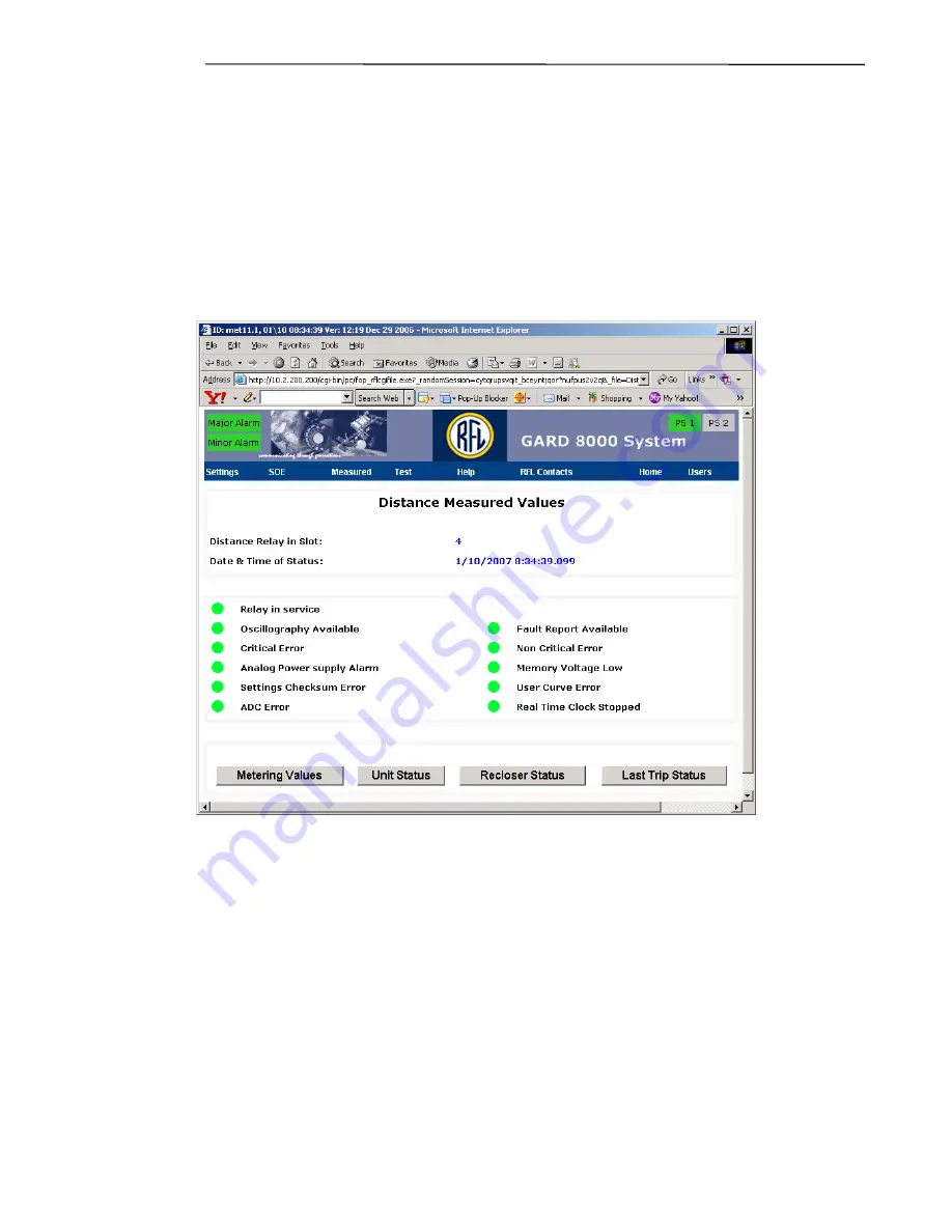 RFL Electronics GARD 8000 Instruction Manual Download Page 256