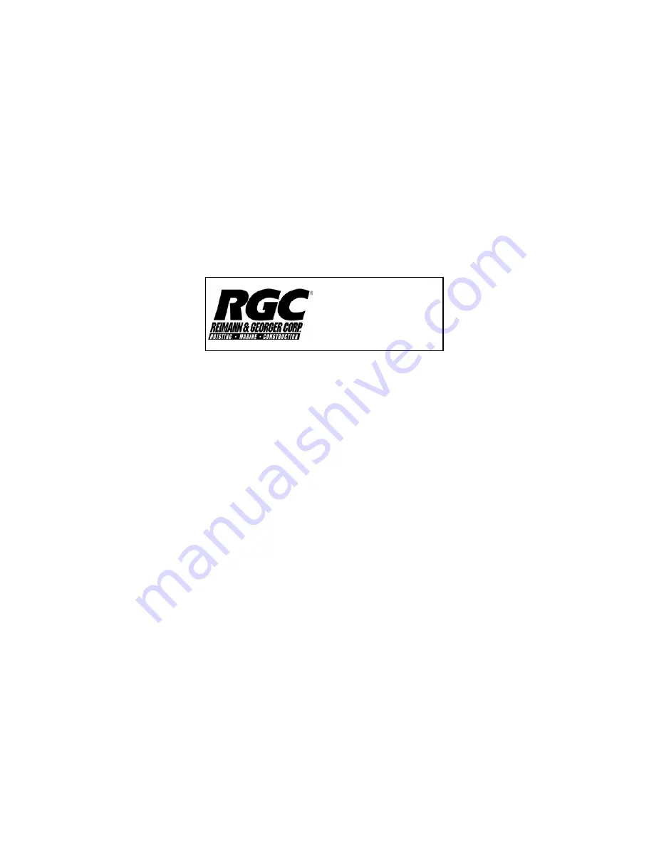 RGC Classic Power Drive 250HG Instructions Manual Download Page 6