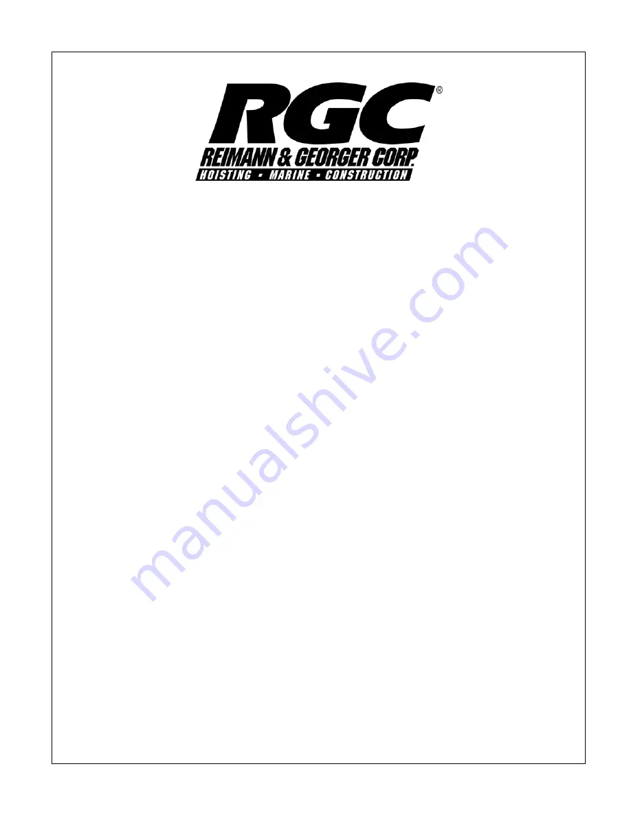 RGC TS14 Instructions Manual Download Page 1