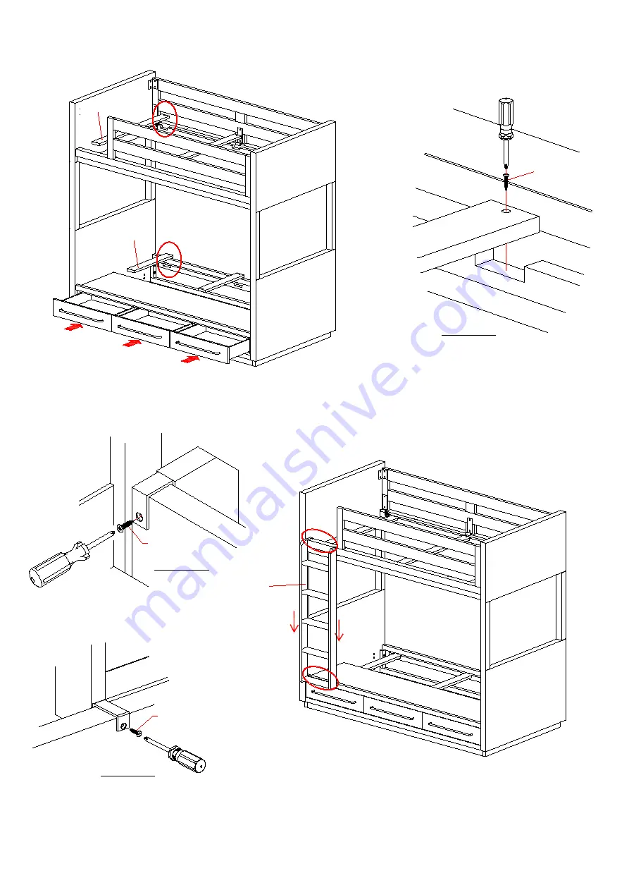 RH Teen COLBIN BUNK BED - TWIN OVER TWIN Скачать руководство пользователя страница 7