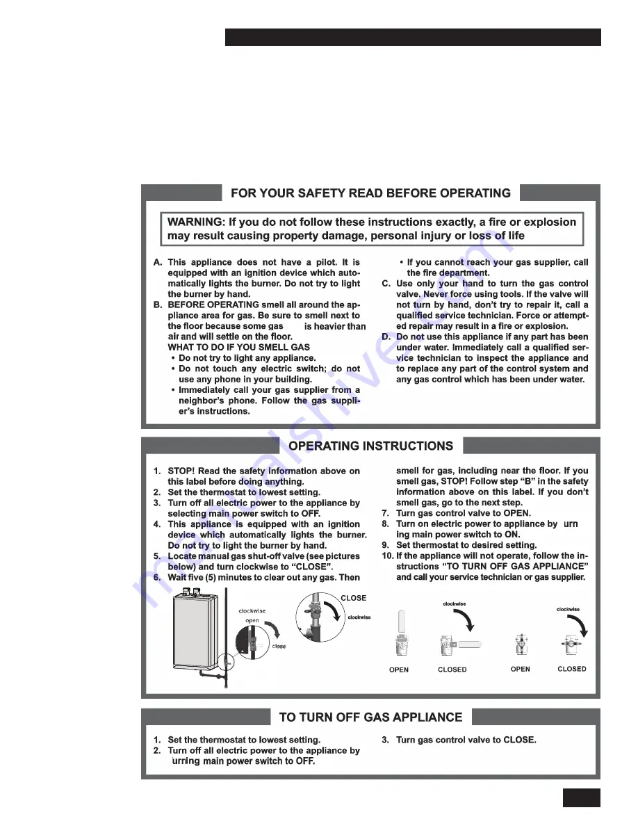 Rheem 199,000 Btu/hr User Manual Download Page 49