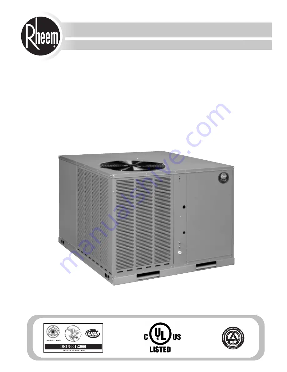 Rheem B024JK User Manual Download Page 1