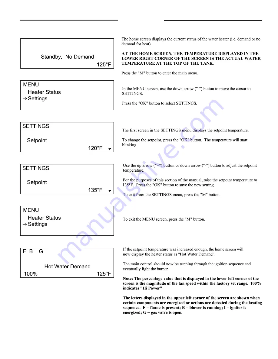 Rheem GHE 125-500A Use & Care Manual Download Page 25