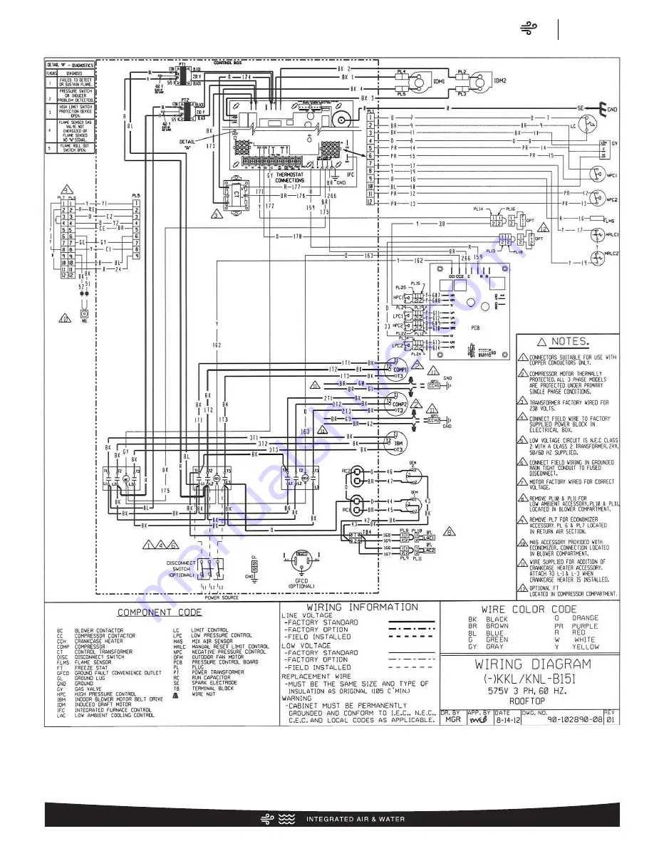 Rheem RKNL-B073CL15E Manual Download Page 71