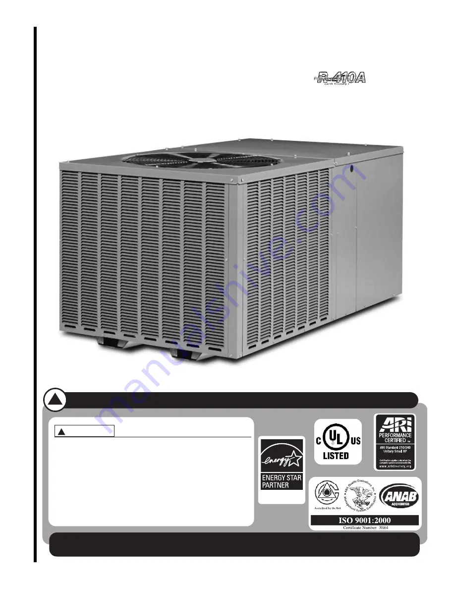 Rheem RQMP 14 Series Installation Instructions Manual Download Page 1