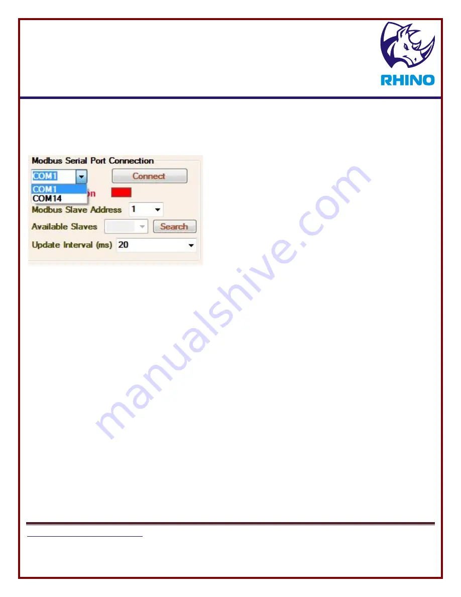 RHINO MOTION CONTROLS RMCS-1110 Installation Manual And Datasheet Download Page 19