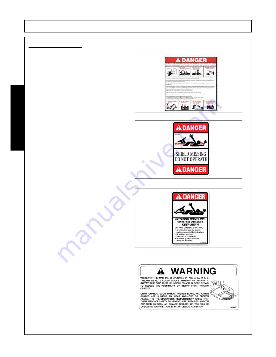 RHINO CY84 Operator'S Manual Download Page 22