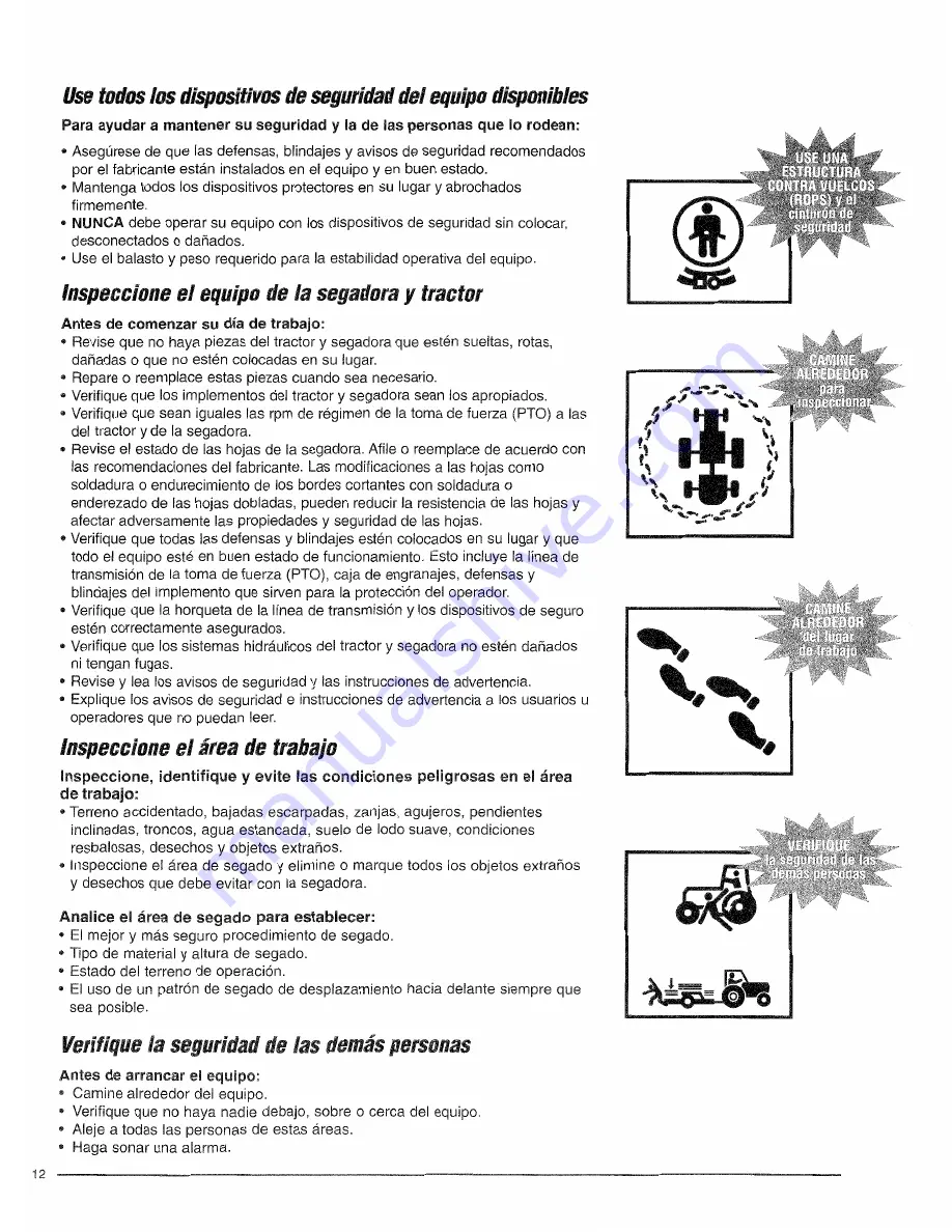 RHINO CY84 Operator'S Manual Download Page 64