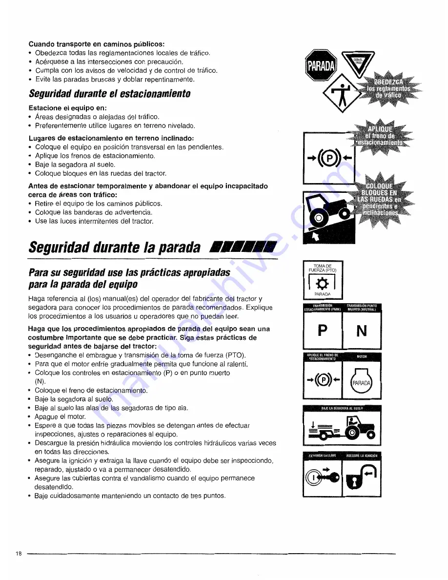 RHINO CY84 Operator'S Manual Download Page 70