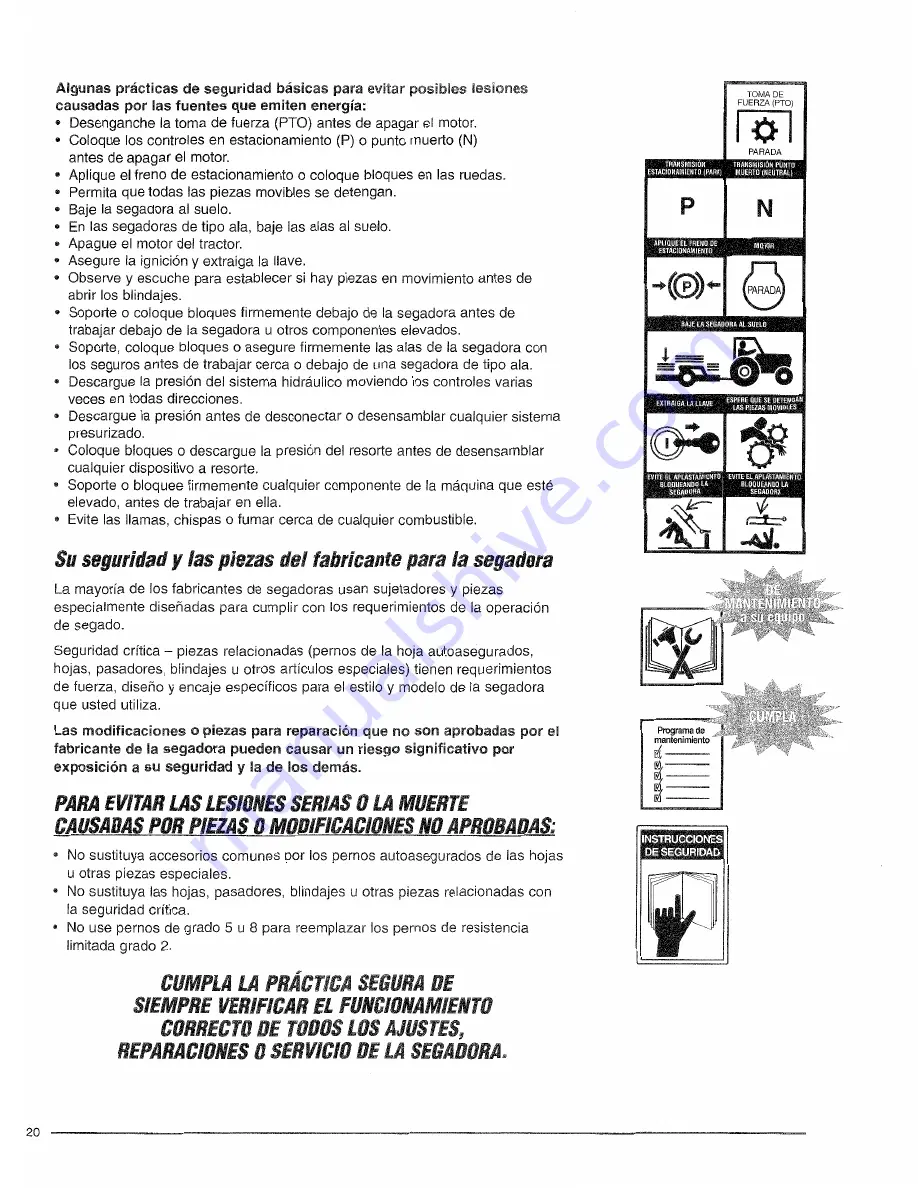 RHINO FC-0007 Operator'S Manual Download Page 74