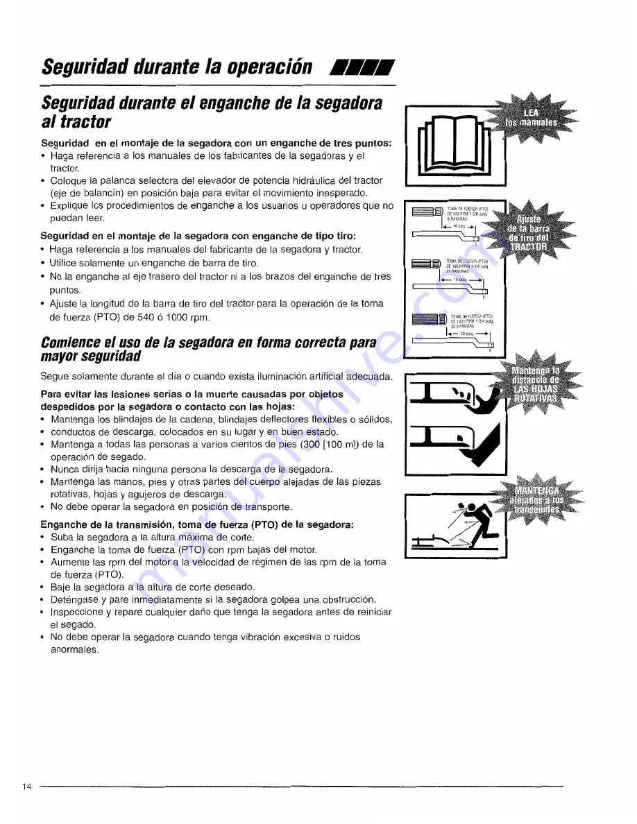 RHINO FM84 Operator'S Manual Download Page 58