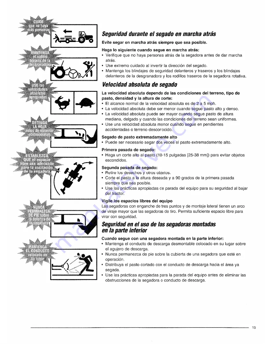 RHINO FM84 Operator'S Manual Download Page 59