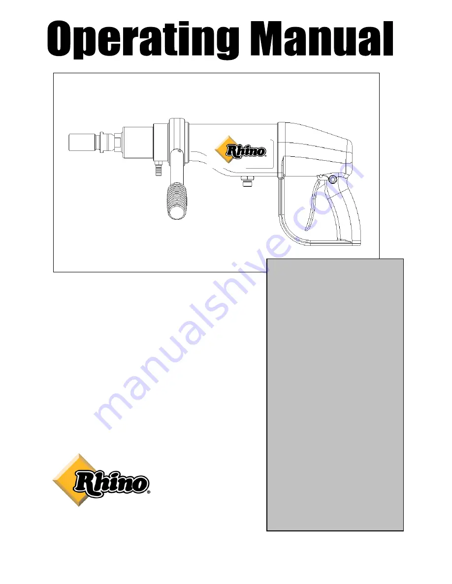 RHINO HCD 1-4 Скачать руководство пользователя страница 1