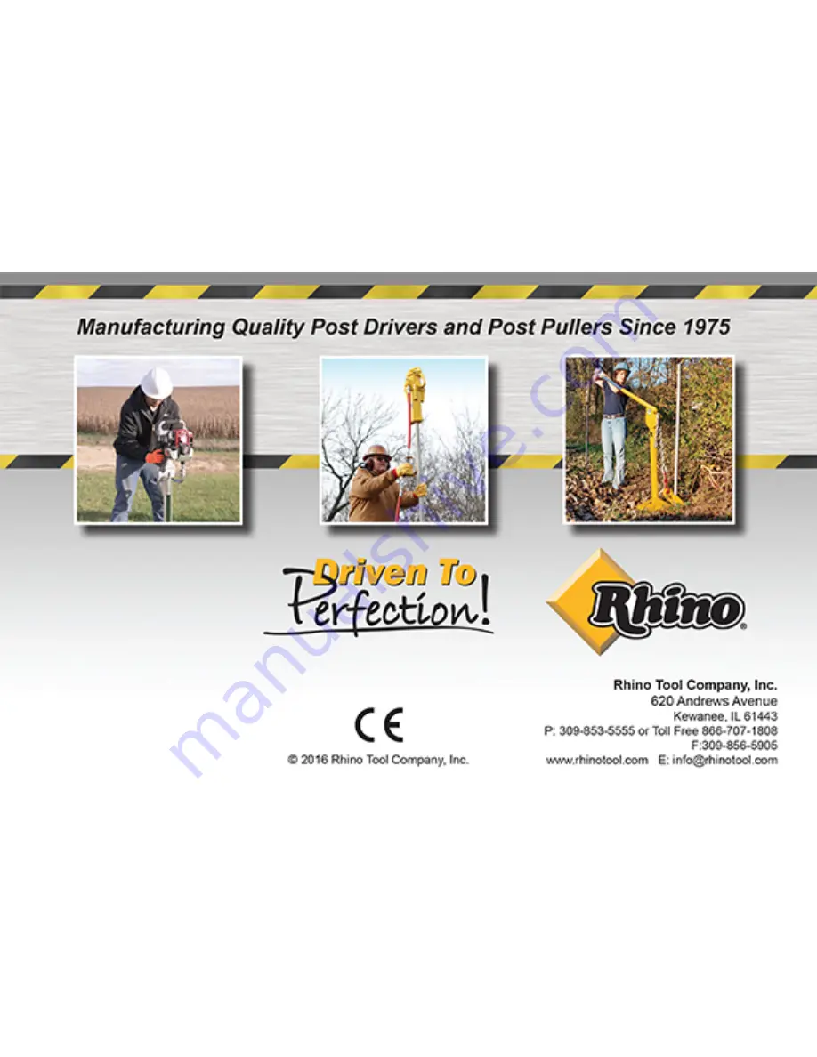 RHINO Multi-Pro 301002 Owner'S Manual Download Page 32