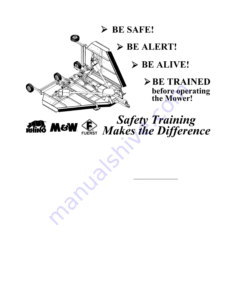 RHINO NITRO FN14 Operator'S Manual Download Page 5