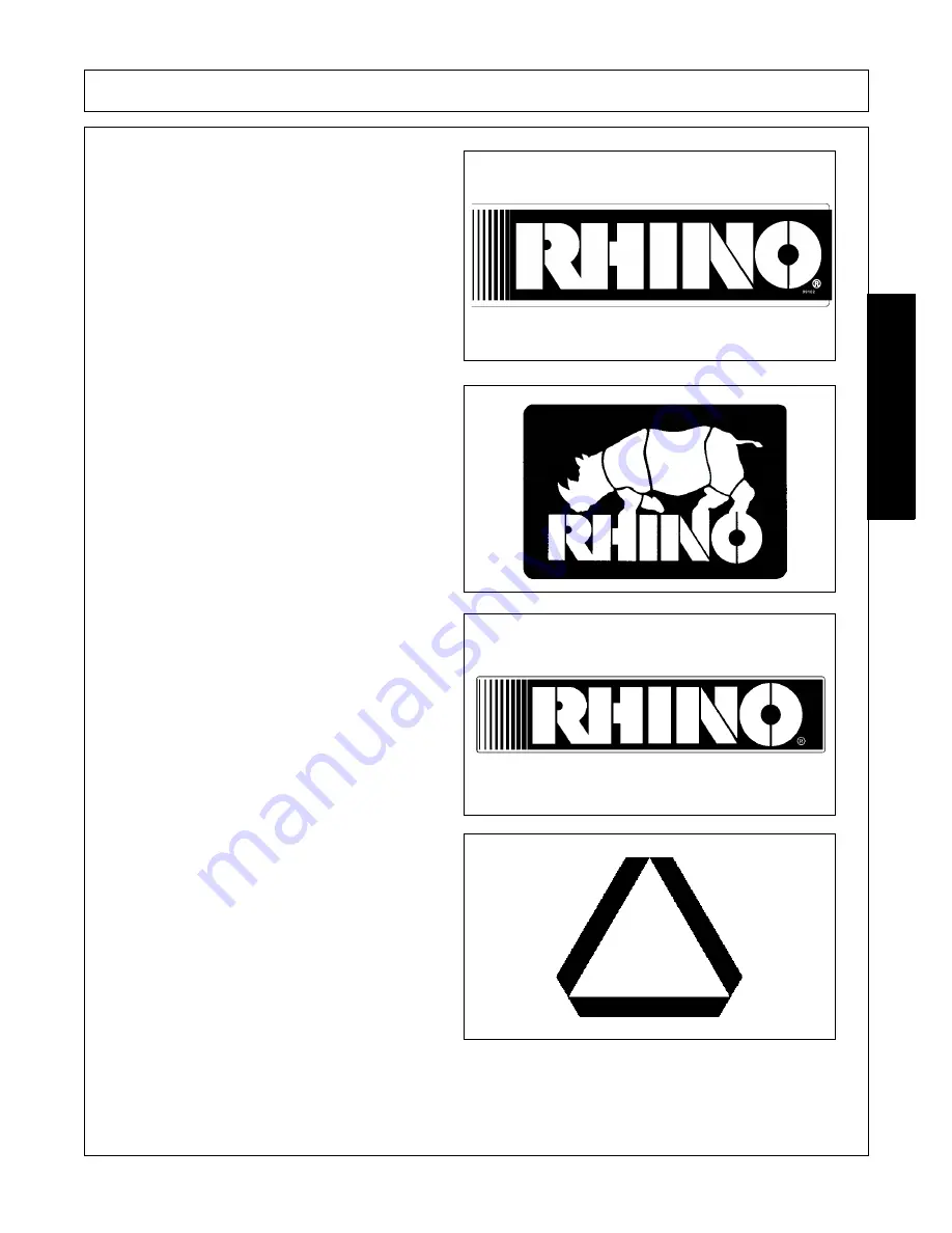 RHINO NITRO FN14 Operator'S Manual Download Page 31