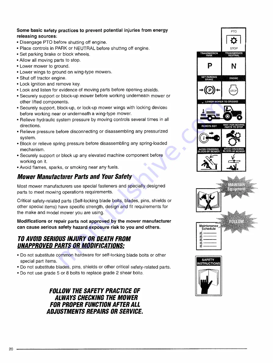 RHINO NITRO FN14 Operator'S Manual Download Page 54