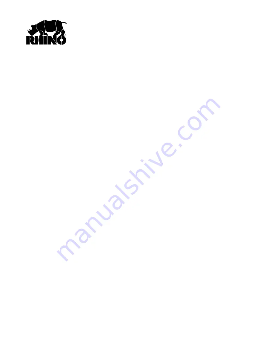 RHINO NITRO FN14 Operator'S Manual Download Page 167